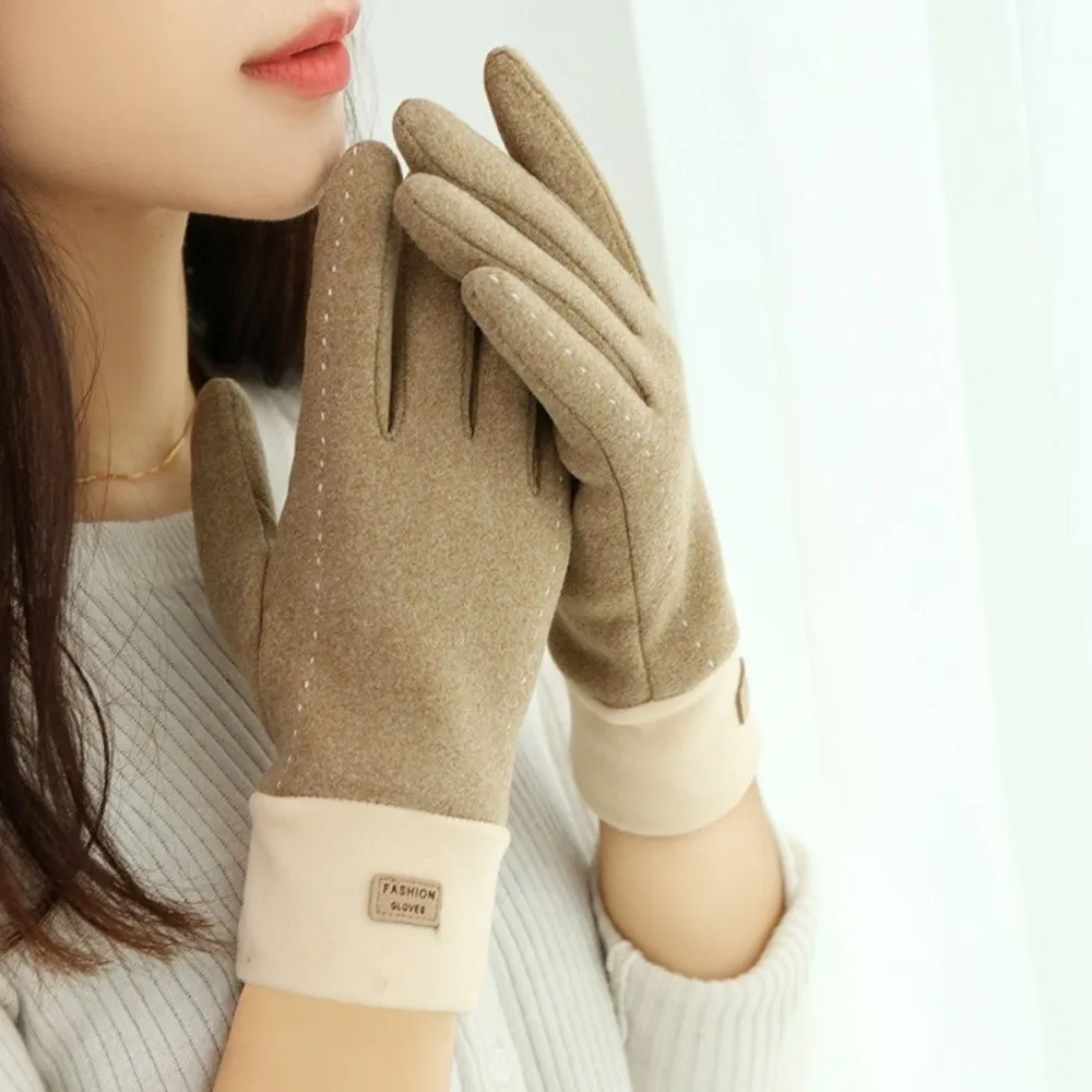 Winter Gloves Touchable Screen Full Finger Touch Screen Gloves Warm Windproof Windproof Cold Proof Gloves