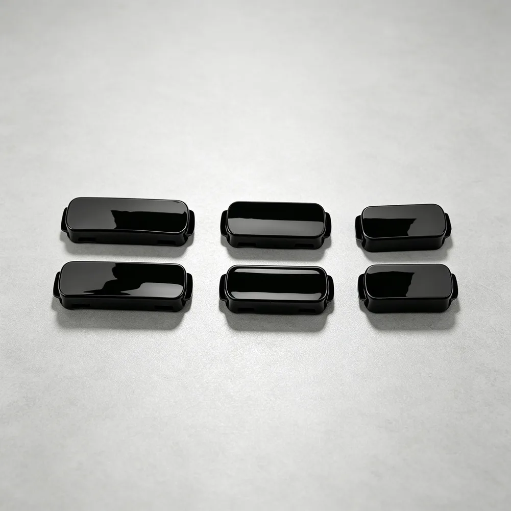 For Car Styling Enhancement Black Luggage for rail Covers Overlanding Crack Resistant Design Tool Free Installation