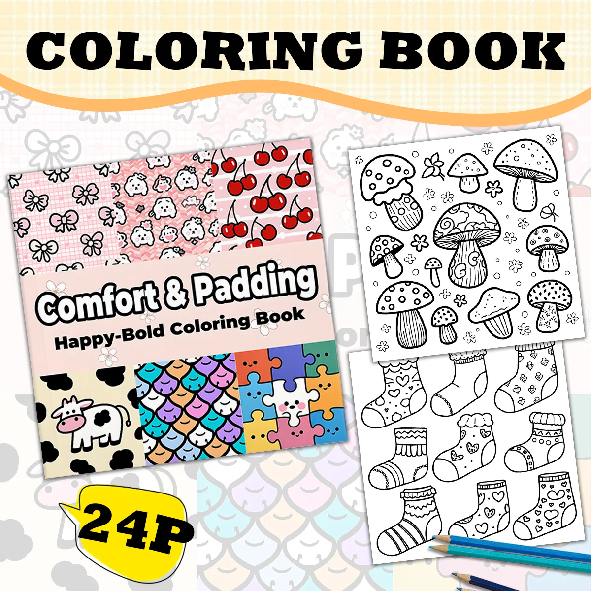

Adult Picture Book: Therapeutic Small Pattern Coloring Book with Simple Sketch Designs and Organized Layouts for Relaxation