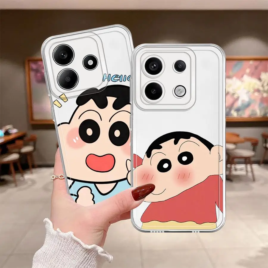 

Soft Phone Cover Case for Xiaomi Poco X3 Pro X3 NFC Cra-yons Shin-chans Fashion