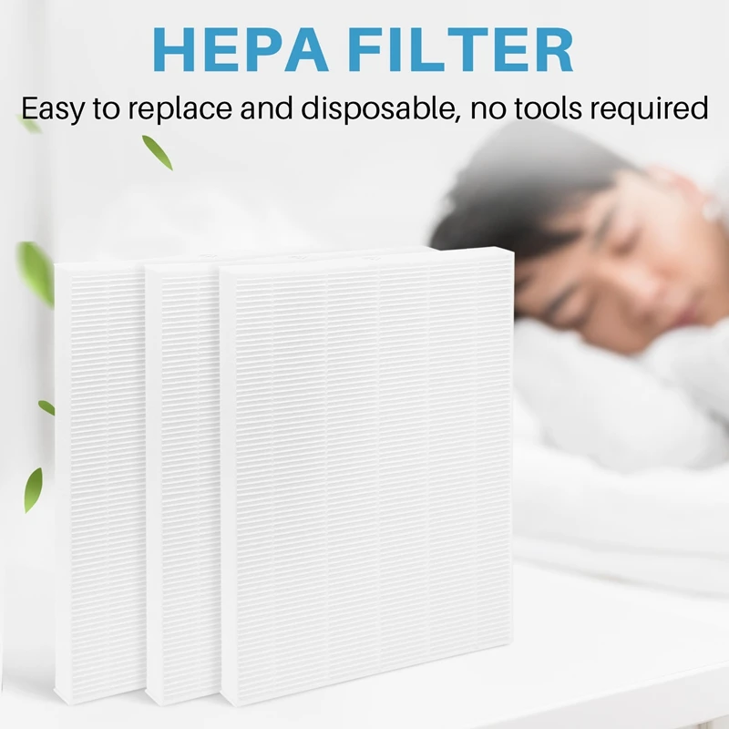 HEPA Replacement Filter S For Winix C545 Air Purifier, Replaces Winix S Filter 1712-0096-00, 3 Pack HEPA Filtrer Only