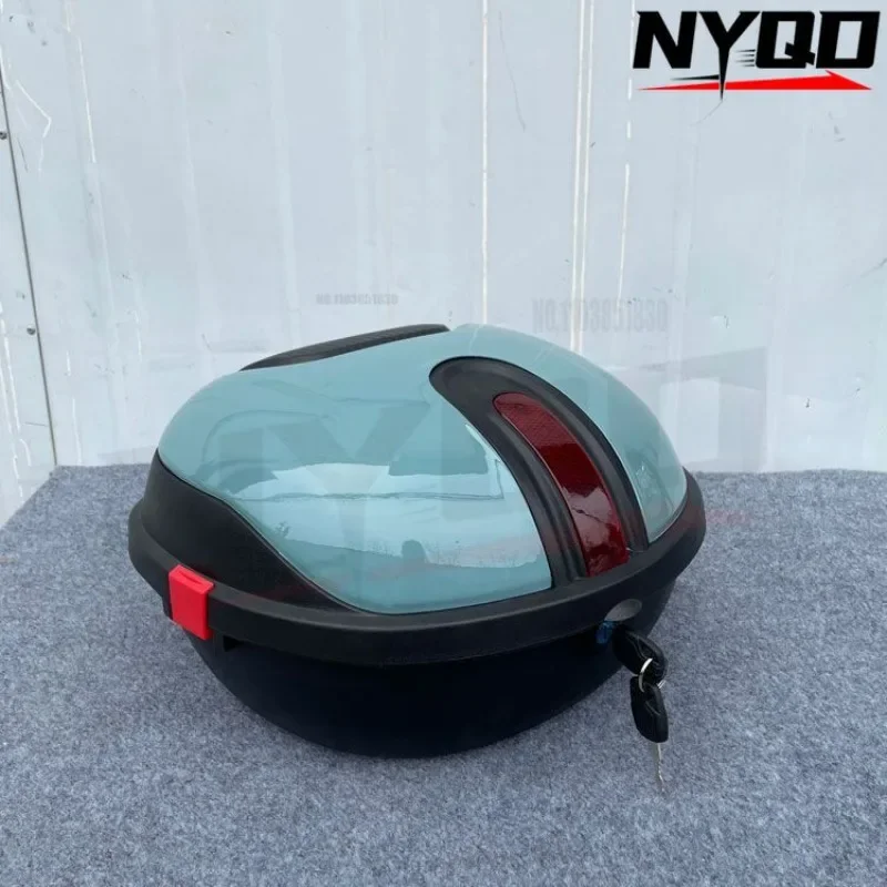 صندوق سكوتر كهربائي عالمي لصندوق تخزين يادي إيما، مسند ظهر خلفي للدراجة النارية، صندوق خلفي للدراجة النارية، جراب علوي موتو #5
