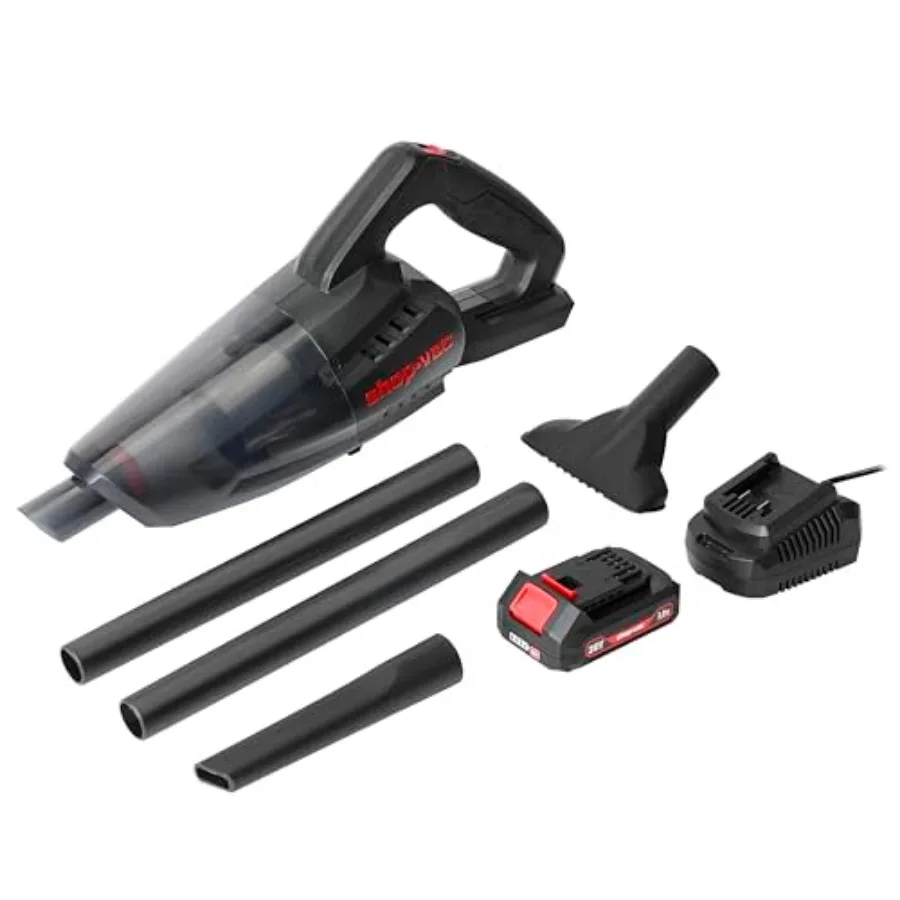 

5430087 Handheld Vacuum, Cordless Rechargeable Lithium 20V, Lightweight Design, Ideal for Quick Cleanups in Home, Garage, and V