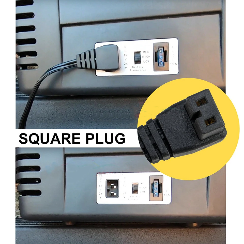 

Вилка для автомобильного холодильника 12 В/24 В, кабель питания постоянного тока, шнур, кабель для автомобильного холодильника, провод для автомобильного холодильника, аксессуары для питания постоянного тока