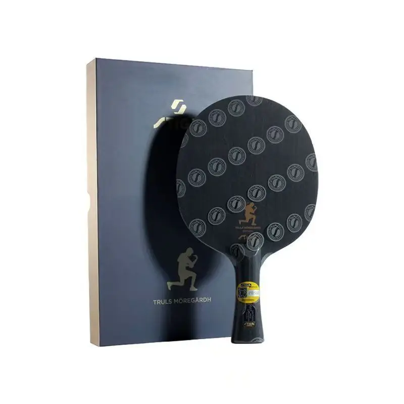 Original Stiga Cyber 6 More Carbon Gold Label More Gold Limited Edition Round Table Tennis Blade