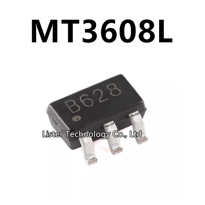 10~200PCS/Lot New MT3608L SOT23-6 Marking:B628 DC-DC 2.5A High Efficiency 1.2MHz Current Mode Boost Converter