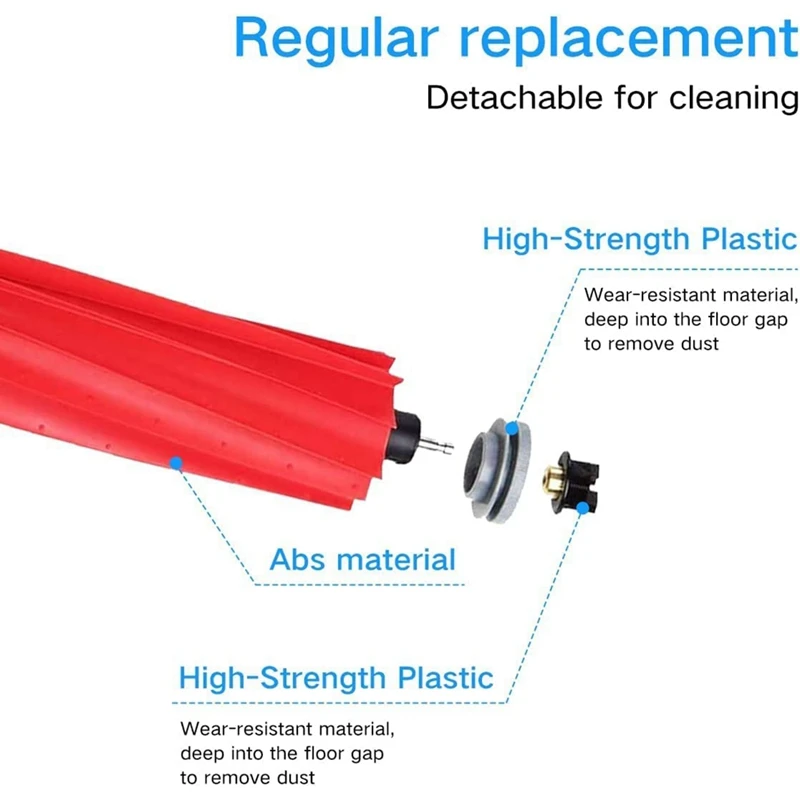 Roborock-掃除機用ブラシ,s7 maxv ultra s7 pro用,超微細ブラシ,メインブラシ,モップフィルター,バッグ,ロボット掃除機の交換