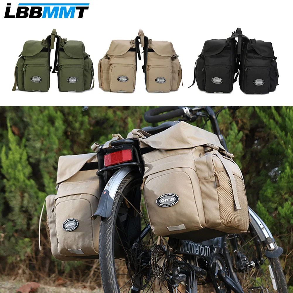 

30L Waterproof Bike Panniers,Durable Rear Rack Mounted Saddle Bag for Mountain/Electric Bikes,Cycling Travel Commuting Organizer
