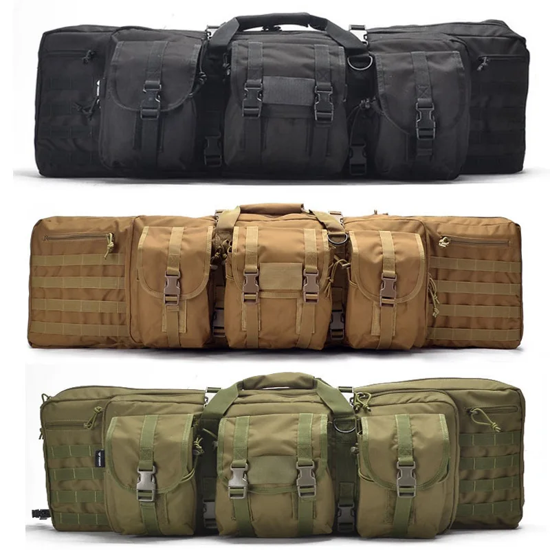 47 inch 136 pack CS tactical camouflage hunting 1.2 meter fishing bag multifunctional fishing gear bag