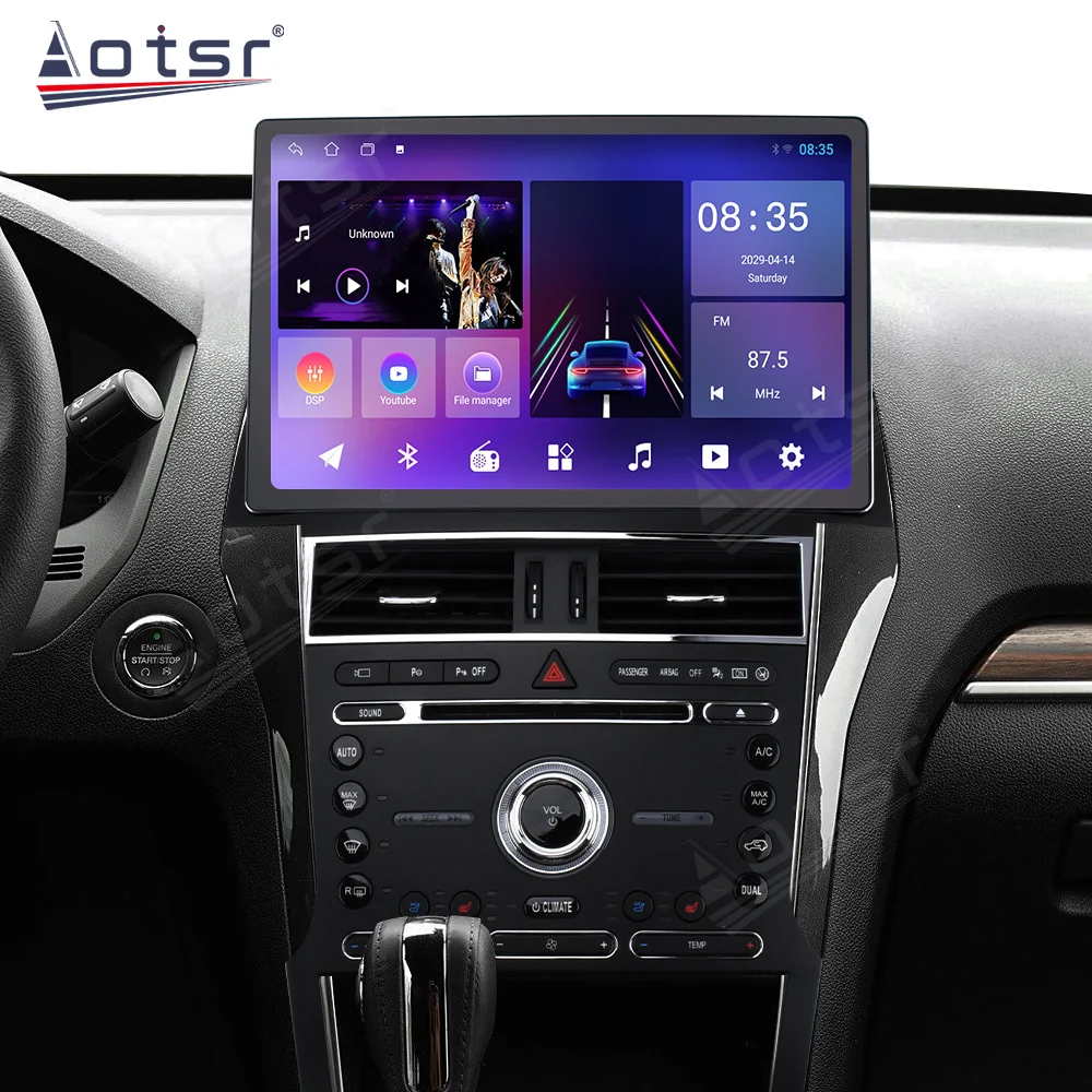 

13.3 Inch Car GPS Navigation Radio QLED Screen Android 13 For Ford Explorer 2011-2018 Stereo Multimedia Player CarPlay Head Unit