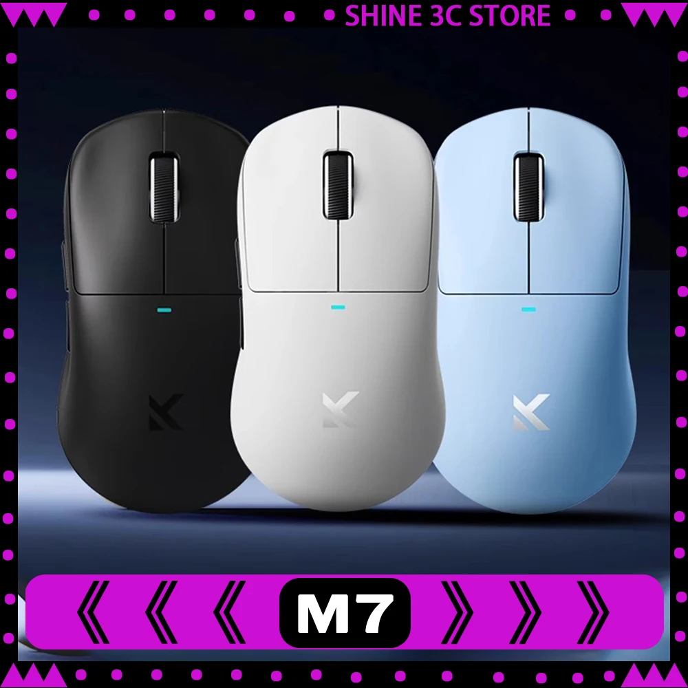 

Mchose M7 Ultra Mouse 3 Mode Wireless Paw3950 8K Return Игровая мышь для киберспорта Легкие аксессуары с низкой задержкой Индивидуальный подарок