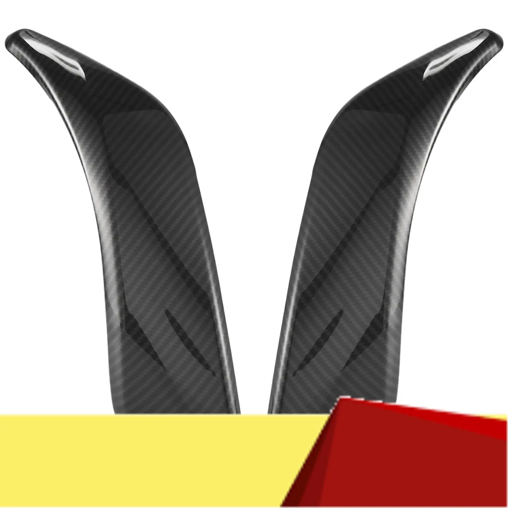 

2 шт., внутренняя дверная ручка автомобиля из углеродного волокна, накладка на ручку панели, крышка ручки для BMW F20 F21 F22 F23 12-18 2 двери-M53K