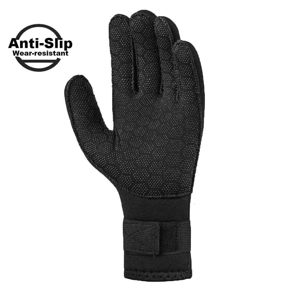 Hook-loop Neoprene Diving Gloves, 3mm & 5mm, Anti-slip, Ideal for Diverse Aquatic Adventures from Snorkeling to Kayak Paddling