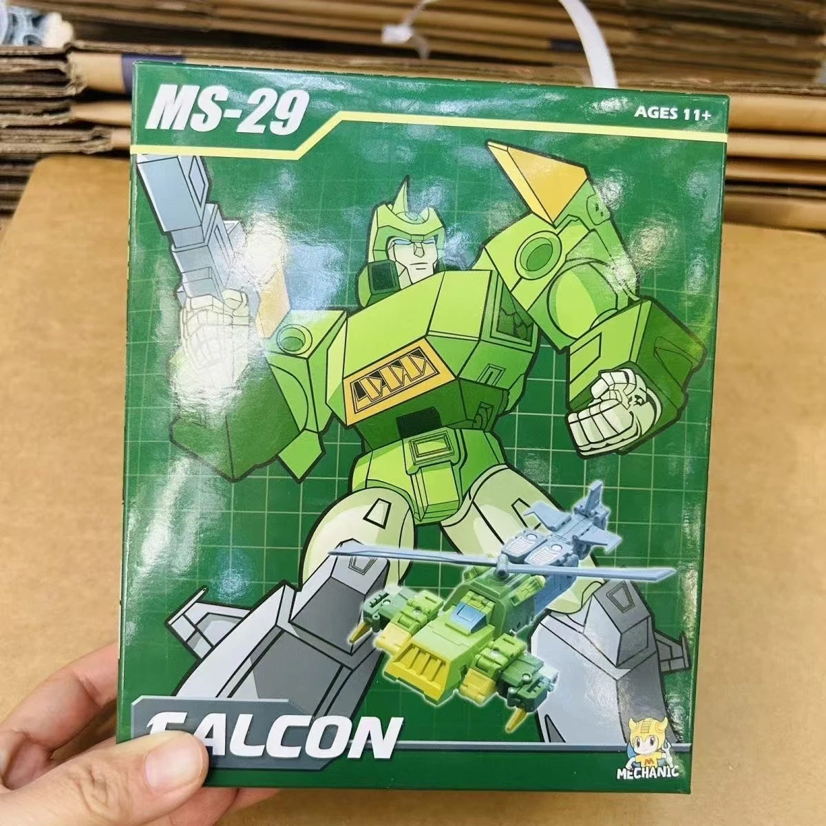 

В наличии игрушки-трансформеры MFT Механические игрушки MS-29 MS29 Springer Falcon 3-х Changers Мини-масштабные фигурки Деформируемая модель