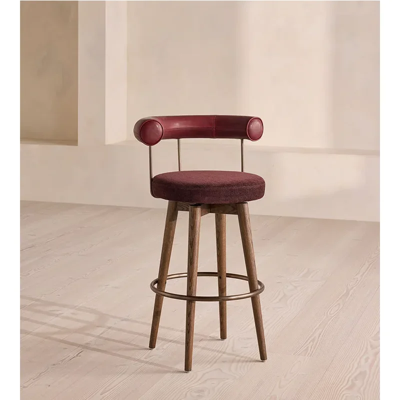 #az Meticulously Crafted Sturdy Handmade Stain Resistant Oak Wood Dining Room Barstool