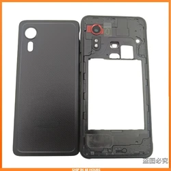 Housing For Samsung Galaxy Xcover 5 G525 G525F Middle Frame Plate+Battery Cover Back Case Repair Parts Cover