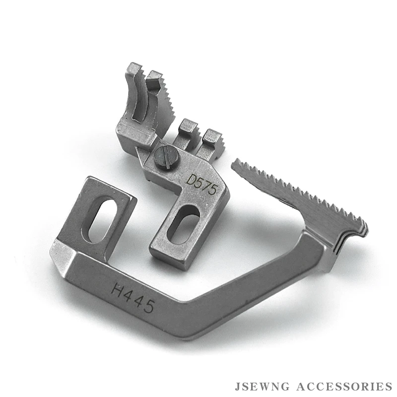 H445 + D575 Feed Dog Set Fit Siruba 700F, 747, JACK JK-795, JK-804D, E3 Industrial 4-Thread Overlock Sewing Machine Parts