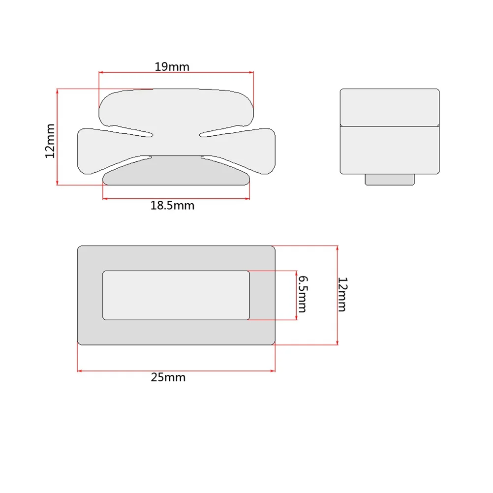 

5Pcs Guitar Pickholder Rubber Plectrum Clip for Picks Mini Lightweight Great Gift for Guitarist Easy to Place on