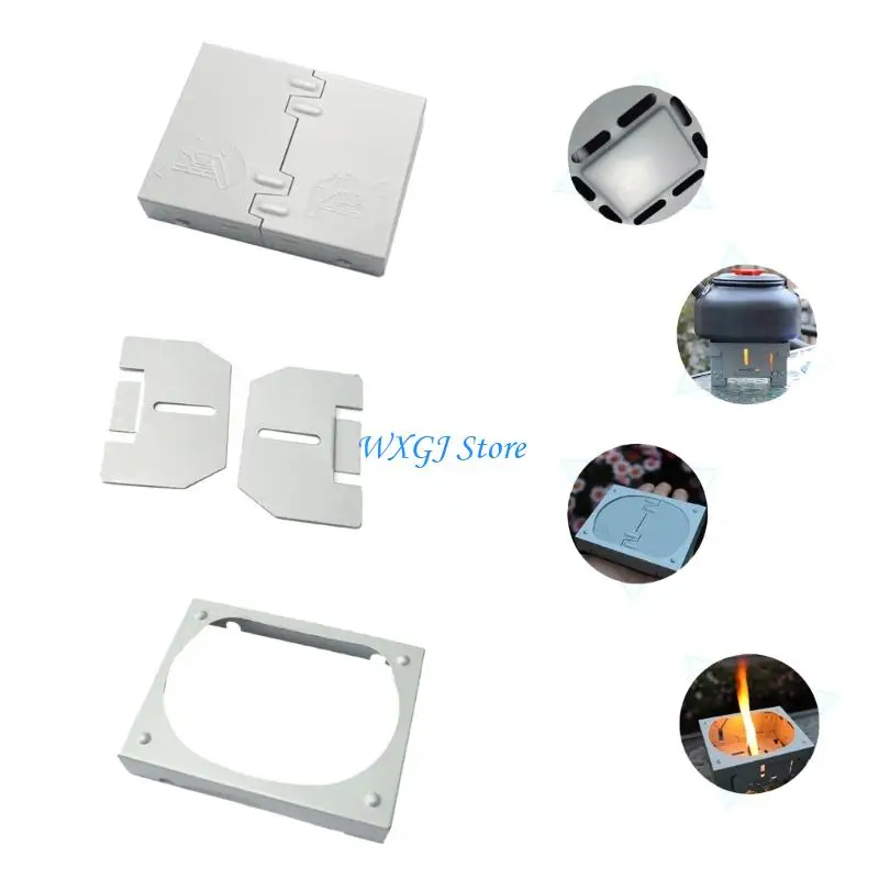 37JE Quickly Heating Camp Stove High Temperatures Resistant Stove Outdoor Stove for Wilderness Travel