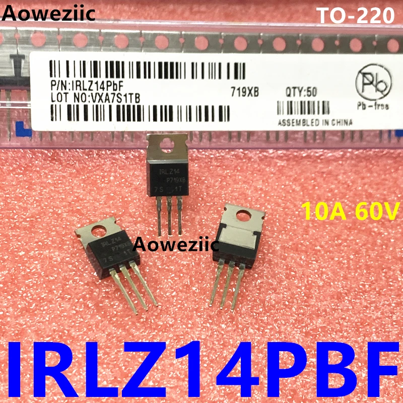 IRLZ14PBF IRLZ14 MOSFET N-CH 60V 10A TO-220 MOSFET nuevo y original