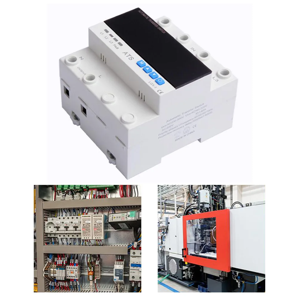 

Three Phase Voltage Protection Relay Voltage Meter 63A 3-phase Relay Rated Current 63A Operating Range 80 350VAC