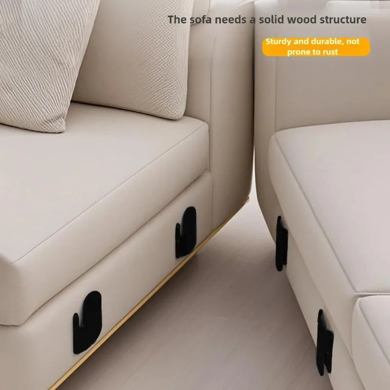 4Pcs Sectional Couch Connectors Universal Sectional Sofa Interlocking  Easy to Install Couch Clips for Sectionals Sturdy Clutch