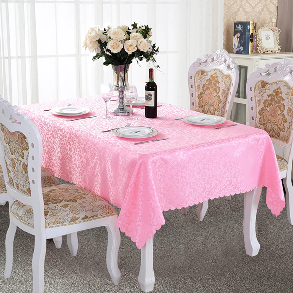 

Table Cloth Rectangular Crochet Craft Jacquard Tablecloths Luxury Elegant Modern Table Cover for Dining Table Protective Cover