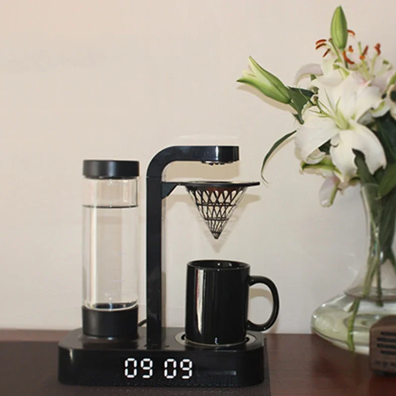 CM-602 บ้านกาแฟเครื่องนาฬิกาอัตโนมัติเครื่องชงชาขนาดเล็ก 220V/600W หยดประเภทเครื่องชงกาแฟมือ