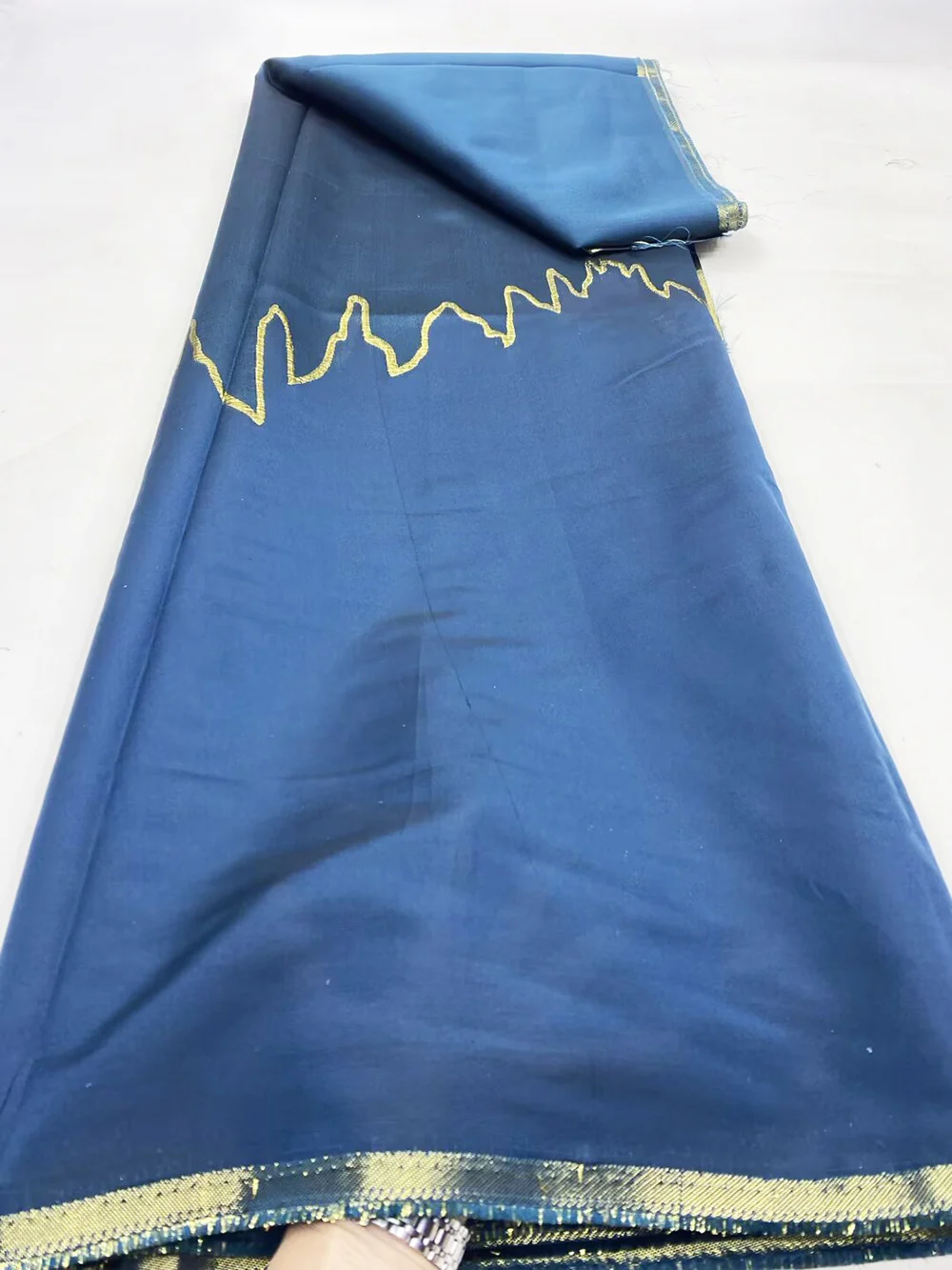 French Tulle Organza Mesh Brocade Lace Fabric High Quality Colorful Silk Flower Jacquard Tissue For Nigeria Dress  OR446327