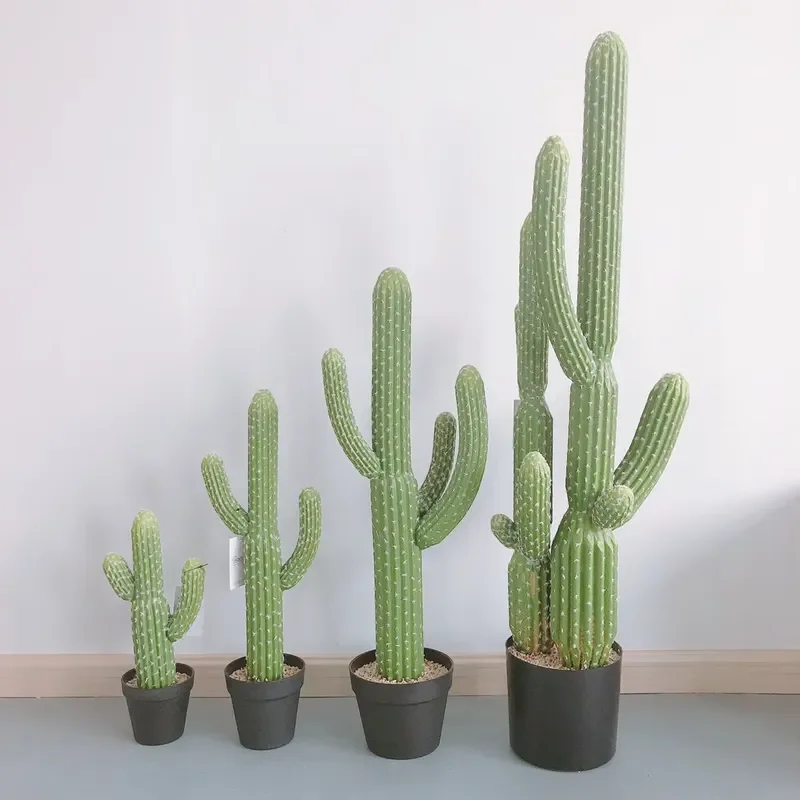 Hot Selling Home Room Landscape Decoration Mini Bonsai Artificial Cactus Plant for Indoor Decor - view 5
