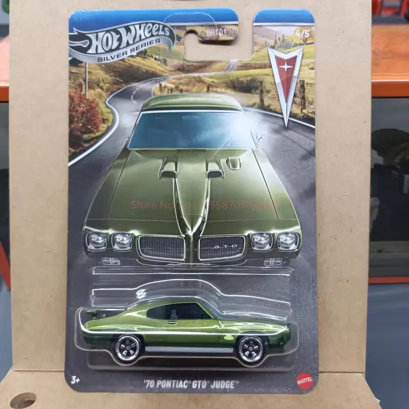 Stock genuino Hot Wheels Pontiac serie coche modelo 1/64 Grt01 Pontiac Firebird Gto Boneville aleación modelo coche de juguete regalos sorpresa