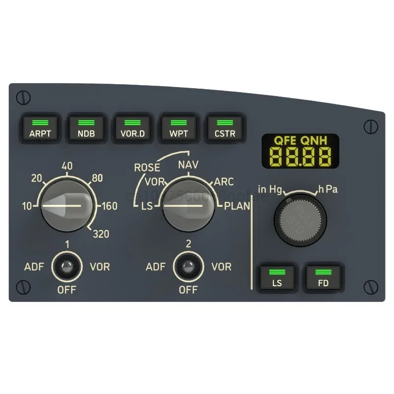 

Cs 320 Airbus FCU Autopilot Panel Simulates Flight 2020 Xp P3d