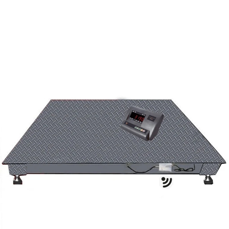 Tcs Series of Electronic Platform Floor Weighing Scale Digital Platform Scale 1ton 2 Ton 3 Ton Carbon Steel AC/DC 110v/220v