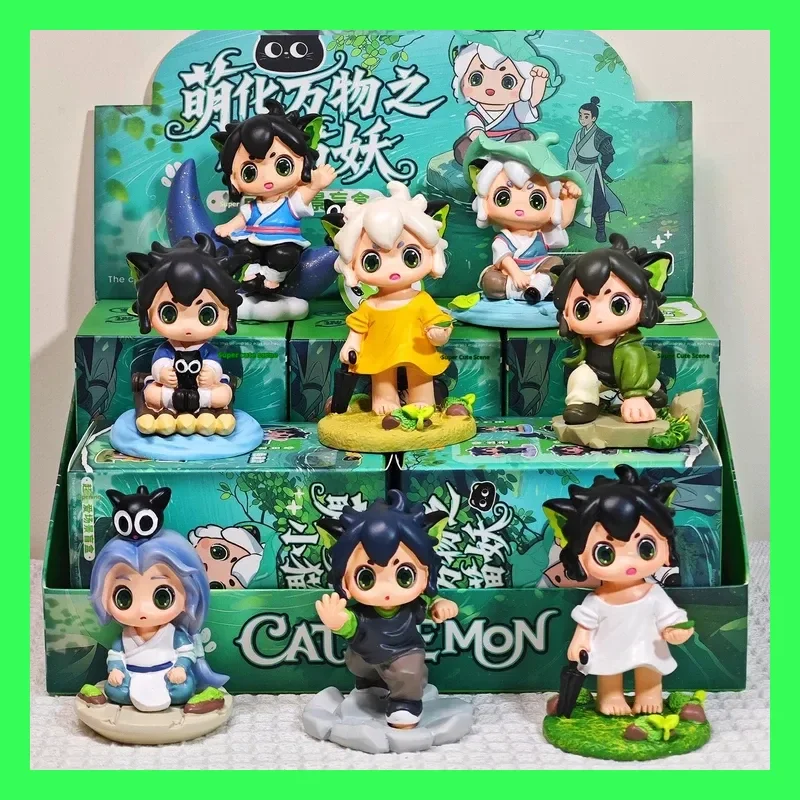 

Luo Xiaobai Cat Spirit, очаровательная игрушка, слепая коробка, модный сувенир из фильма, коллекционная коллекция для мальчиков и девочек, идеально подходящая для праздничных мероприятий