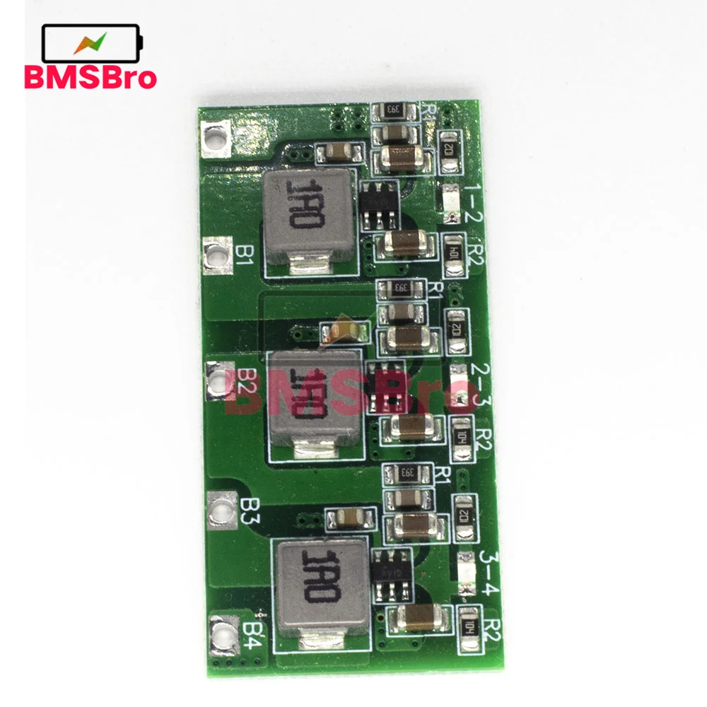 2S 3S 4S active balance board Energy transfer board Lithium battery 1.3A current Li-ion Lipo Lifepo4 BMS 3.2V 3.7V 2 3 4 cell