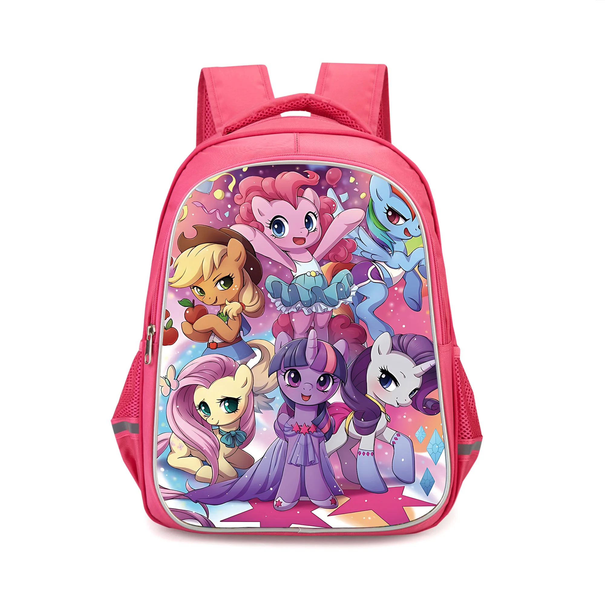 My Little Ponies-Sacs à dos pour enfants, cadeau d'anniversaire pour filles, sacs d'école pour étudiants, sac à dos de camping durable