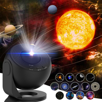 Star Planetarium Projector Night Light with Timer 4K 13 HD Film Discs 360° Rotation Space Galaxy Projector Lamp for Kids Bedroom