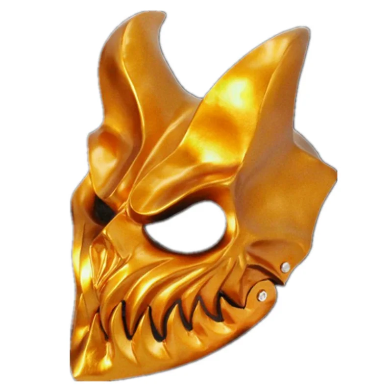 Scary Death Reaper Mask Halloween Horror Prop for Haunted House NPC Cosplay & Murder Mystery Games