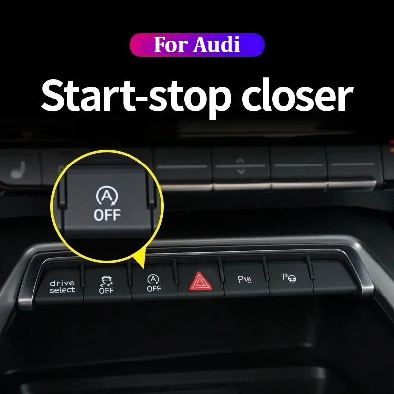 For Audi A3 8Y 2021 2020 Sportback Limousine Sedan Engine Start-Stop Canceller Switch Default Closer System Interior Plug Cable