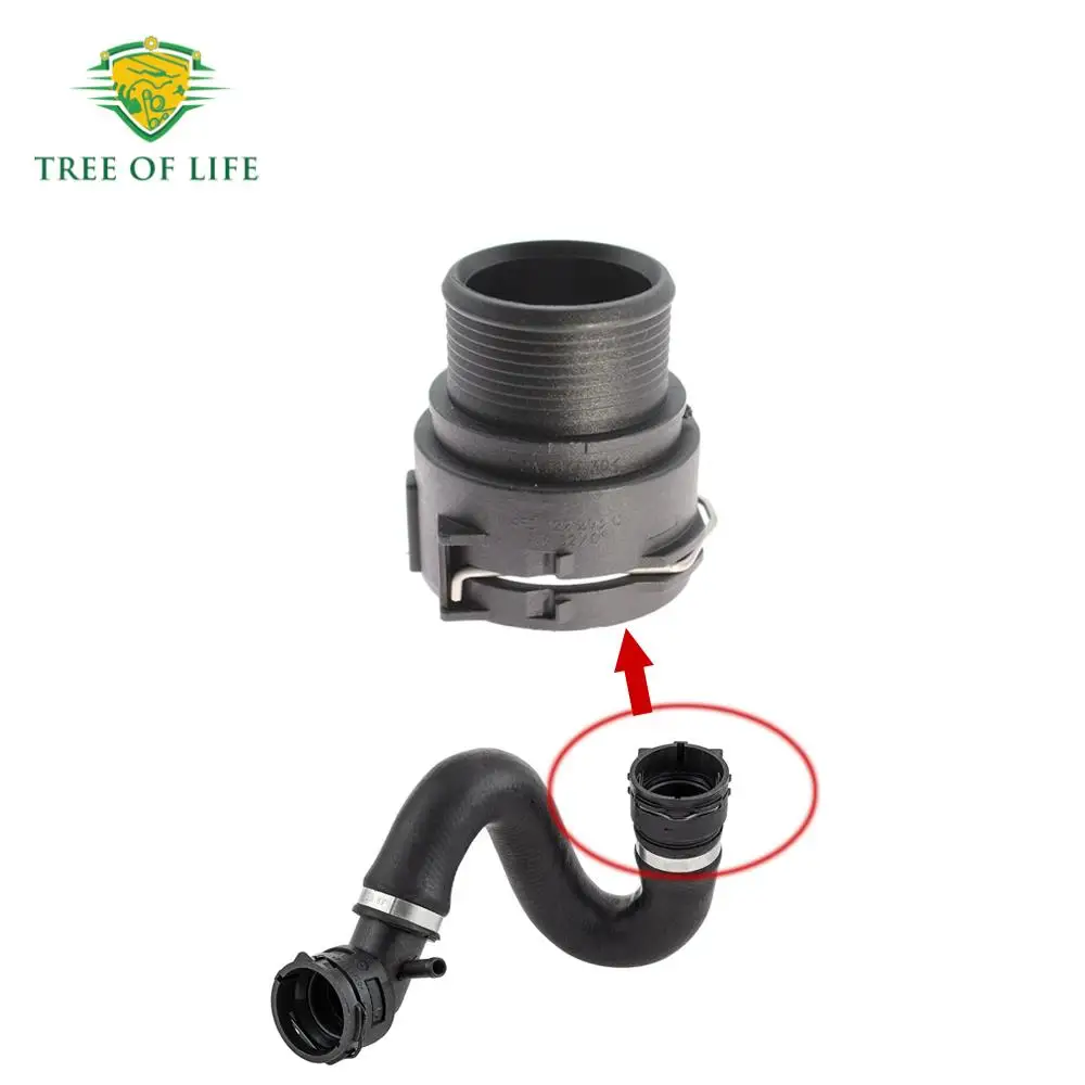 1/2/5X 3B0122291K Engine Coolant Hose Connector Flange For AUDI A4 S4 A5 S5 Q7 A8 S8 A6 S6 A7 3.0 3.2 4.2 2.0 4F0122293C