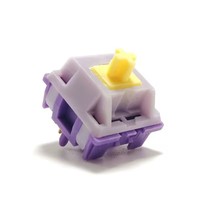 KTT Hyacinth Switch POM PC HIFI Linear 45g 5 Pins Mechanical Keyboard Gaming Switches 22mm Spring lubricated Hot swap Switch