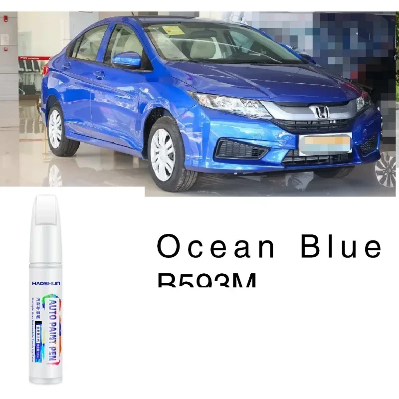 Suitable for Honda Blue Touch-up Paint Pen Brush Civic CRV Crown XRV Fit B588P Blue B593M B607M BG53M B563P B626M NH820P Blue