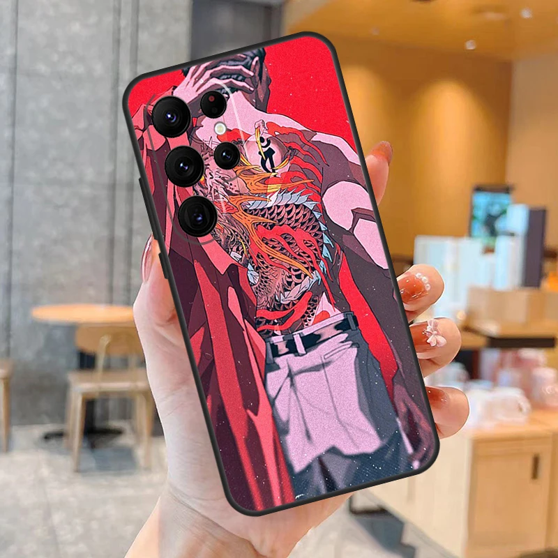 ياكوزا 0 لعبة الحال بالنسبة لسامسونج غالاكسي S23 S22 الترا S20 S21 FE S9 S10 نوت 10 زائد نوت 20 الترا الغلاف