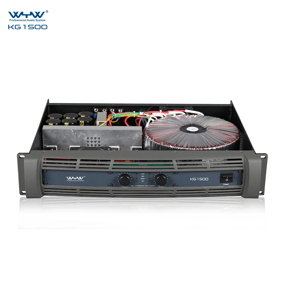 High Power Amplifier Power Amplifier 1500W Professional Audio Sound System For Stage DJ Band Live Show Performance 2CH Amp
