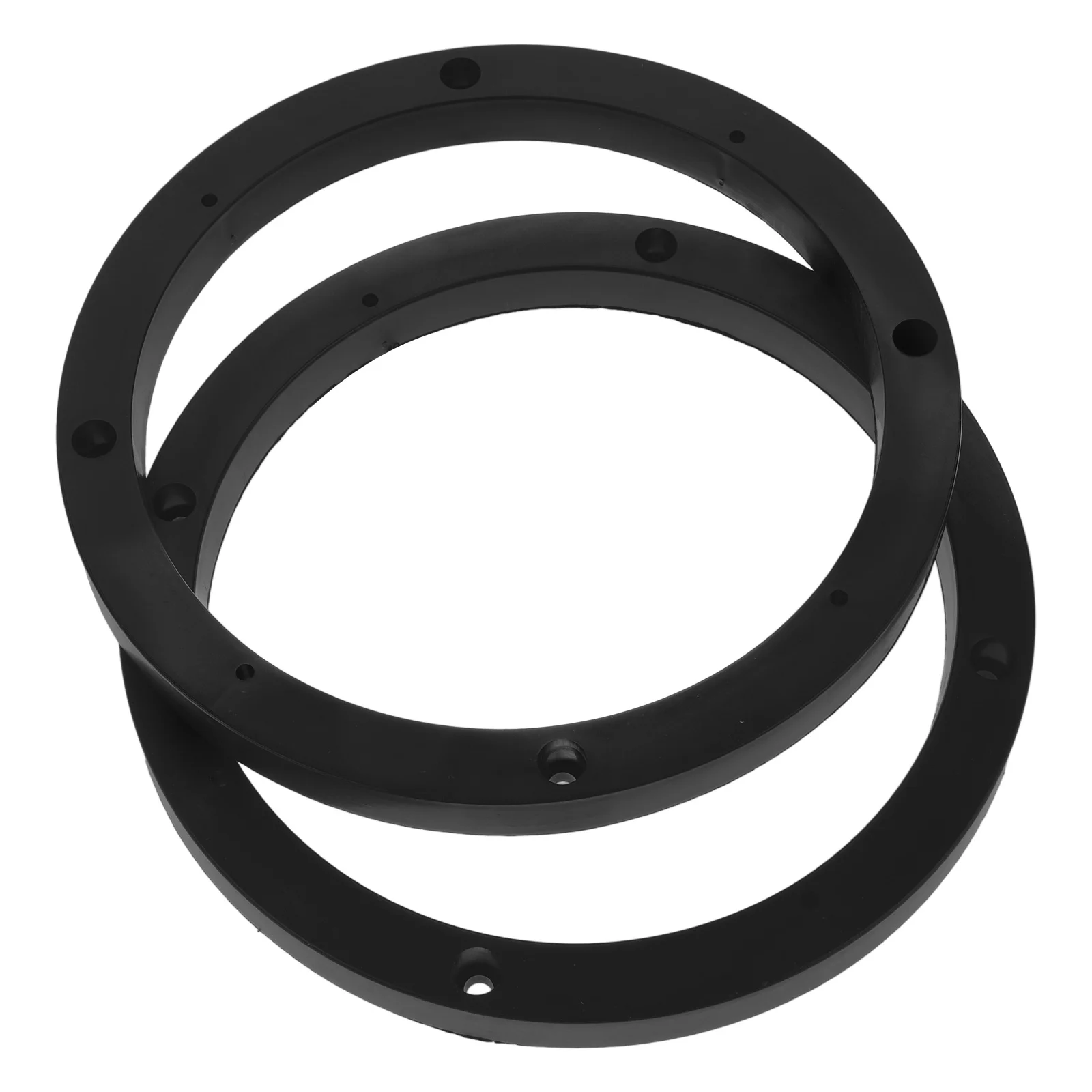 

1 Pair 6.5 Inch Plastic Speaker Adapter Rings Car Audio Mount Spacer Universal Fit For Automotive Speaker Gasket Replacement