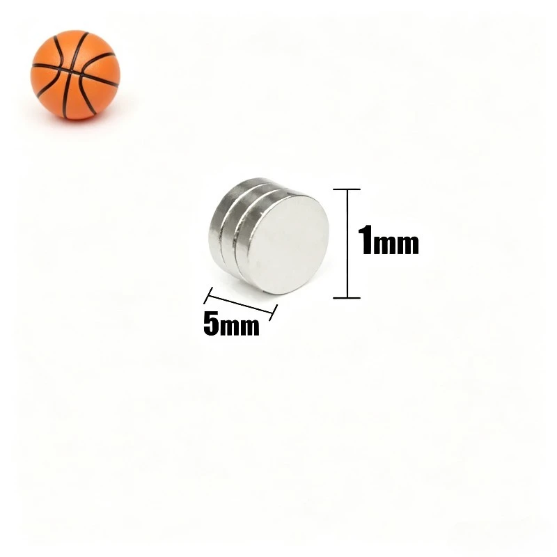 5X1MM N35 Disc Neodymium Magnet Mini Small Round Super Powerful Permanent NdFeB Rare Earth Magnetic Magnet 5X1MM