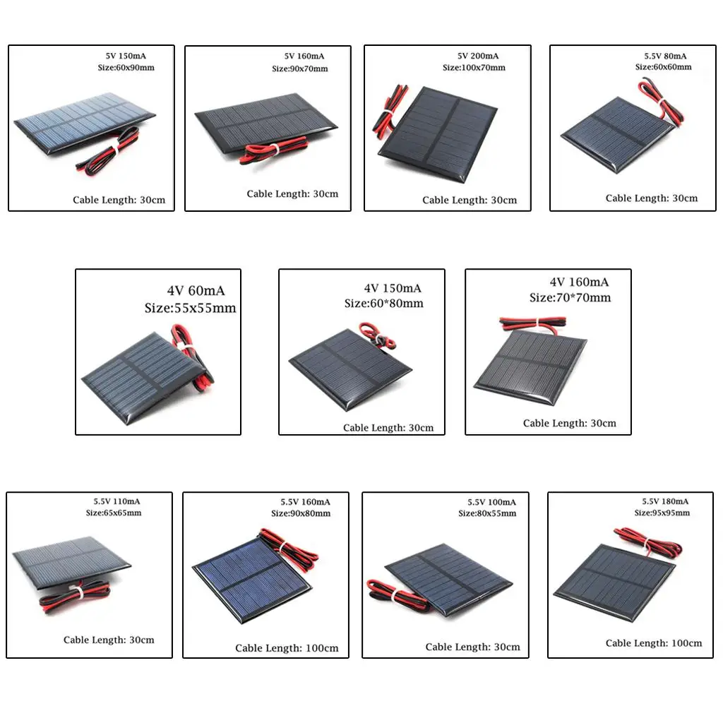 Solar Charger Controller High Efficiency Solar Panel Waterproof Portable Cell Charger for Street Lamp Traffic Light Outdoor
