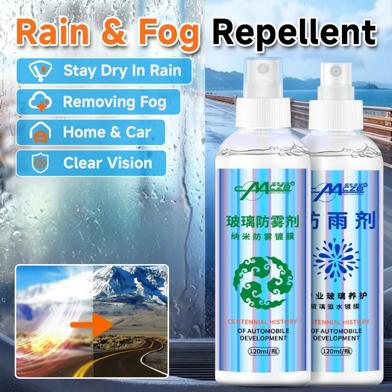 Car Anti Fog Spray Rain Repellent For Reverse Camera Rearview Mirror Windshield Glass Waterproof Vehicle Accessories