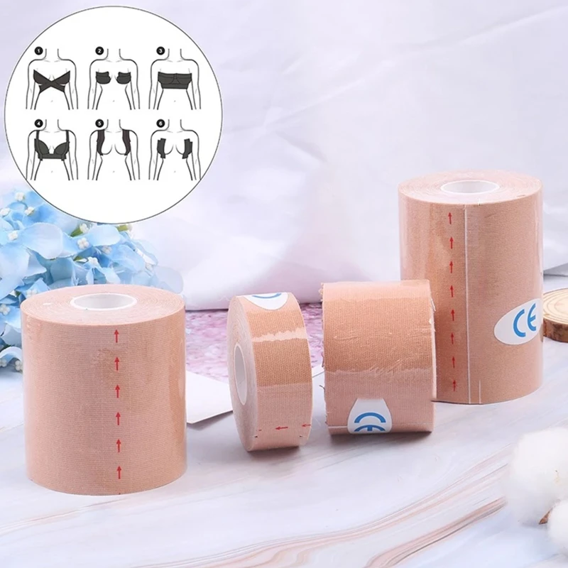 1 Roll 5M Women Boob Tape Bra Self-Adhesive Sexy Push Up Invisible Nipple Cover Seamless Lift Up Intimates Straps Strapless