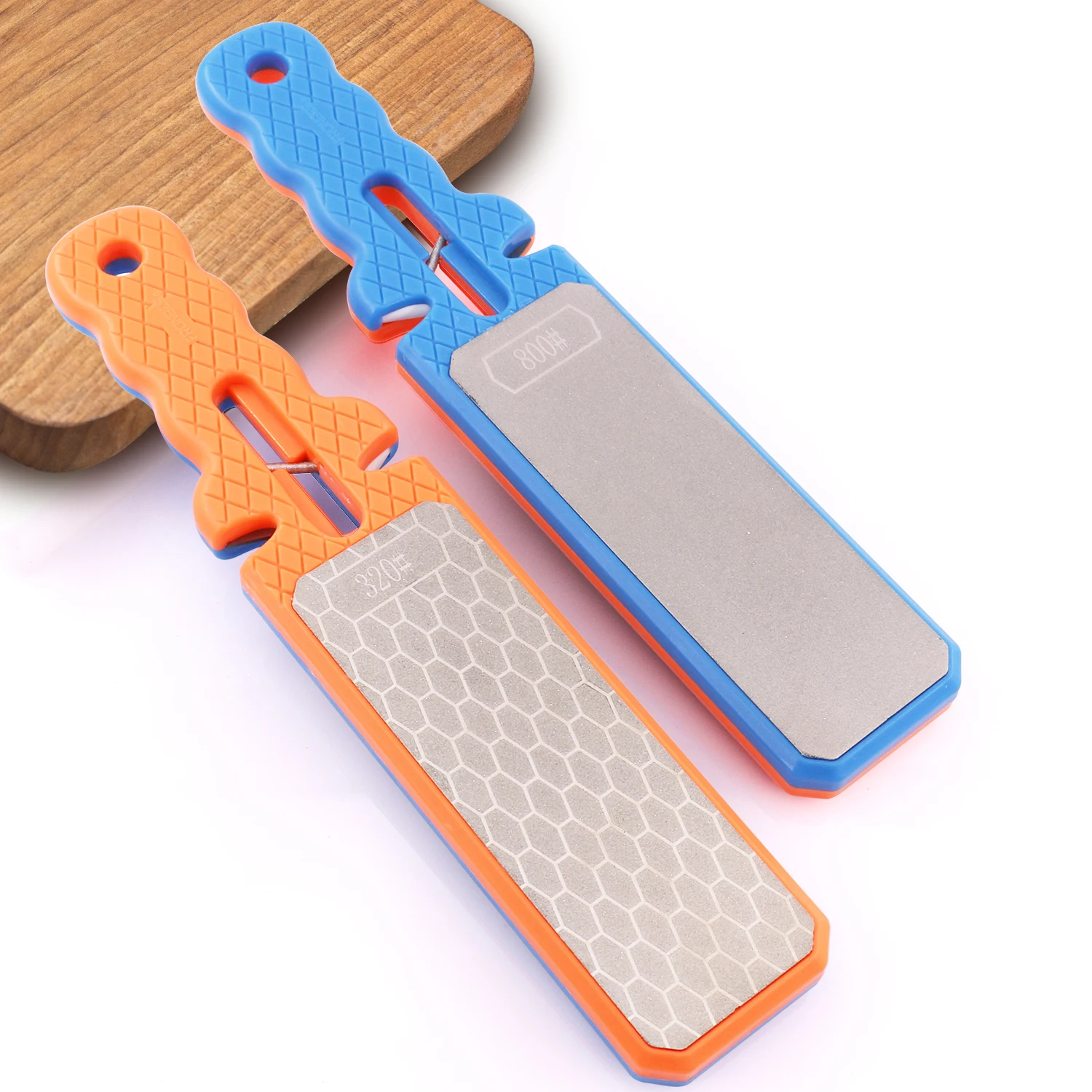 

Z-LEAP Diamond Knife Sharpener Stones Grind Double-Side Kitchen Tools Diamond Sharpening Plate Knife Scissors Sharpener Ceramic